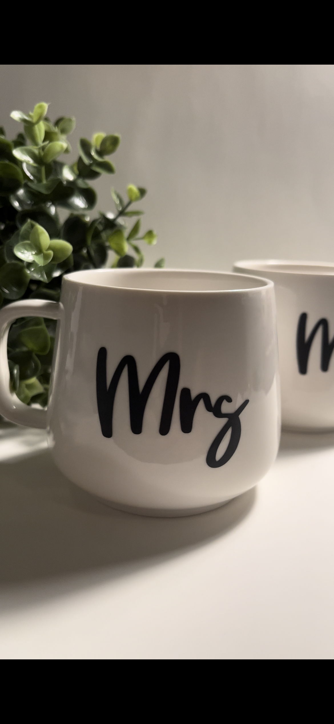 Mrs and Mr coffee mug