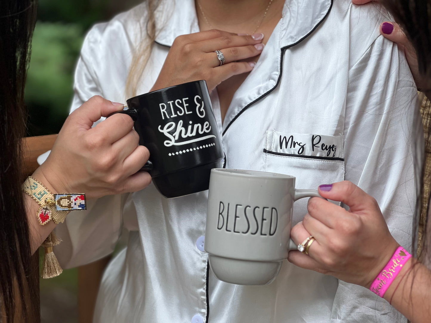 Custom bride pajama