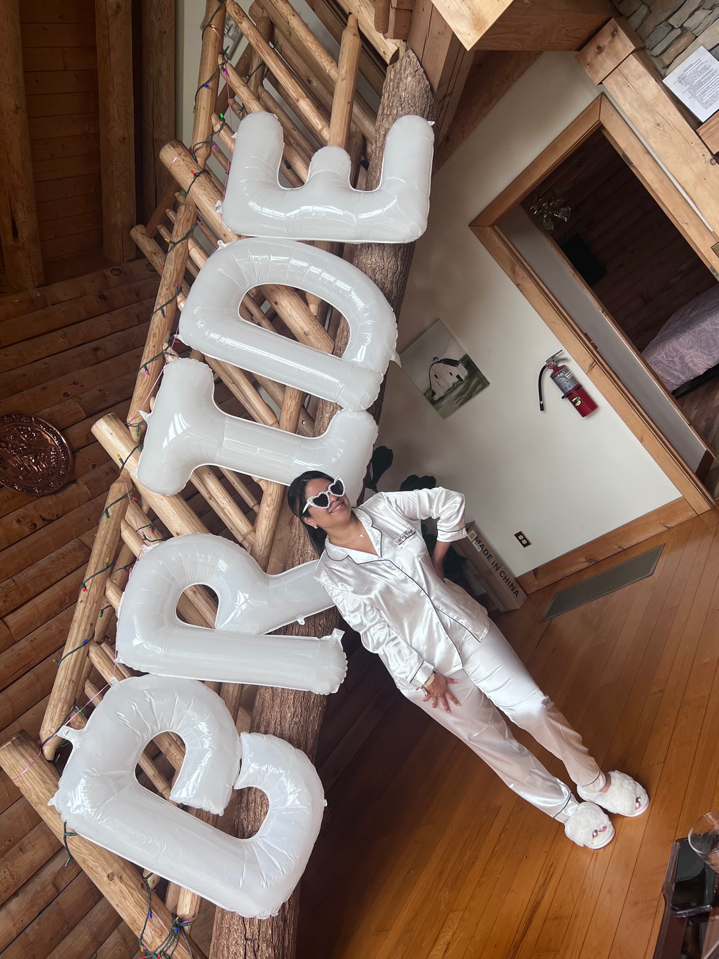 Custom bride pajama