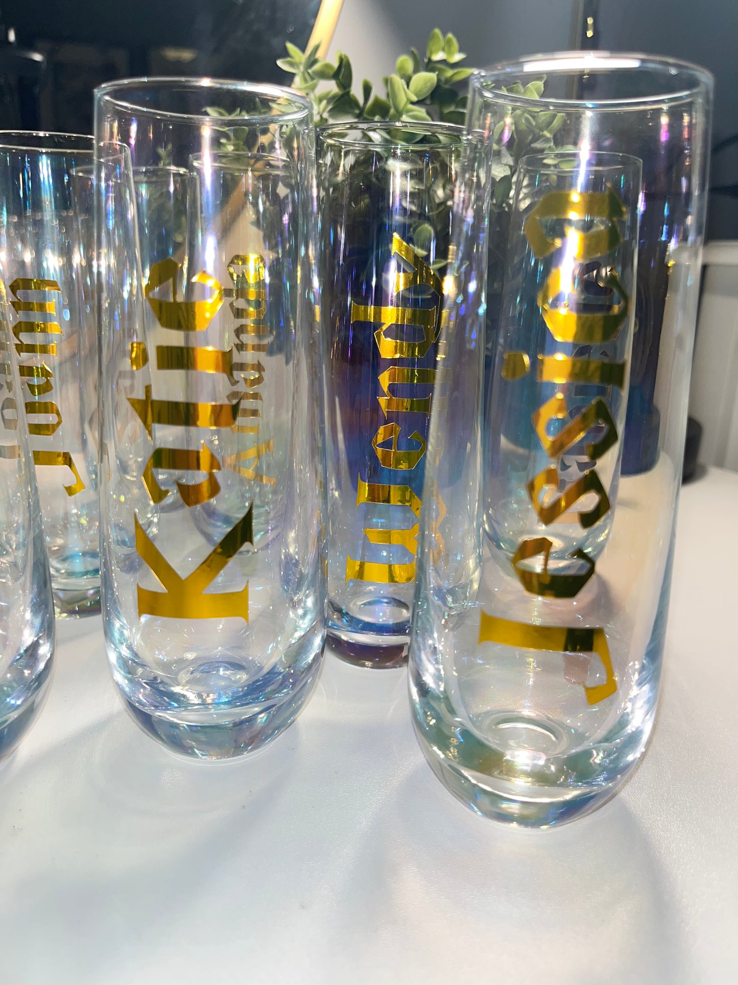 Personalized Champagne Glass 