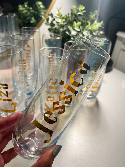 Personalized Champagne Glass 